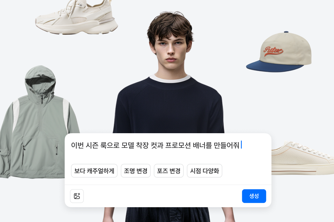 클릭과 챗봇 대화로 쉽게 편집